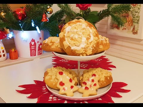 Видео: Сдобные Улитки с крошкой!Streuselschnecken!