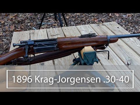 Видео: 1896 Краг-Йоргенсен .30-40