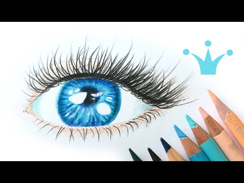 Видео: 😍 Kак се рисува pеалистично око на момиче  с Деница Грубер 👁 Kак нарисовать глаза поэтапно