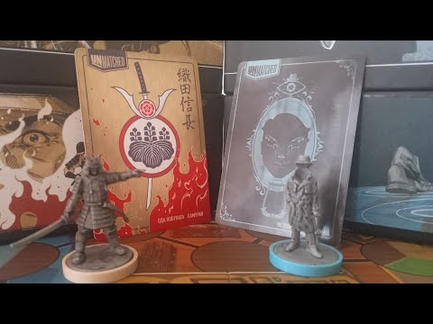 Видео: Битва героев Unmatched Ода Нобунага vs Невидимка