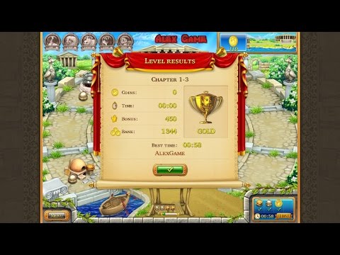 Видео: Farm Frenzy Ancient Rome Chapter 1-3 only GOLD Веселая ферма Древний Рим Глава 1-3 Золото