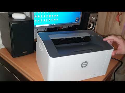 Видео: Підключення принтера HP Laser 107w  по дроту, Wi-Fi, з смартфона Samsung.