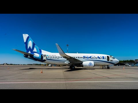 Видео: SCAT Airlines. Рейс Актау - Астана на Boeing 737-300!