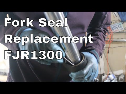 Видео: как поменять сальники вилки на fjr1300