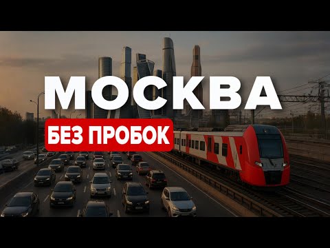 Видео: Как Москва пересела с пробок на рельсы и электробусы! Когда исчезнут пробки в Москве?