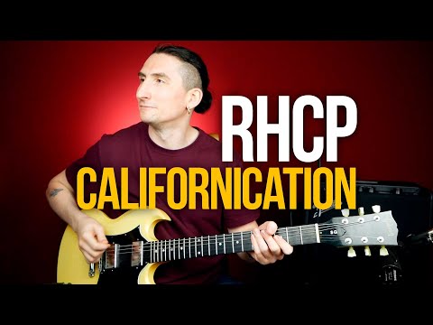 Видео: Как играть Red Hot Chili Peppers - Californication на гитаре