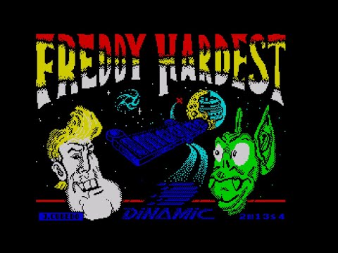 Видео: Freddy Hardest. ZX Spectrum. Прохождение и разбор