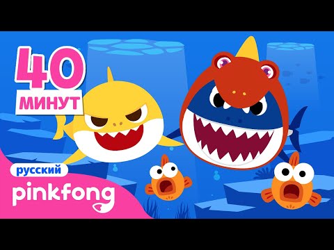 Видео: Акулёнок туруру туруㅣСборник песенкиㅣПинкфонг для детей