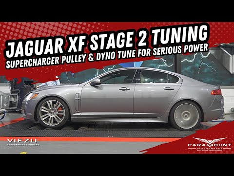 Видео: Jaguar XF Stage 2 | Шкив нагнетателя и настройка динамометра для серьёзной мощности