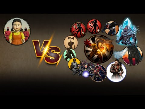 Видео: Гра в Кальмара в Shadow Fight 2! Лялька та Охорона проти НЕПЕРЕМОЖНИХ Босів