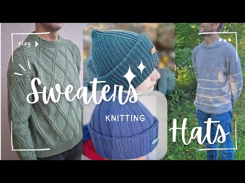 Видео: МУЖСКИЕ ДЖЕМПЕРА и ШАПКИ - ВЯЗАНЫЕ РАБОТЫ | ПРЯЖА Lana Gatto Super Soft | #вязание #джемперспицами