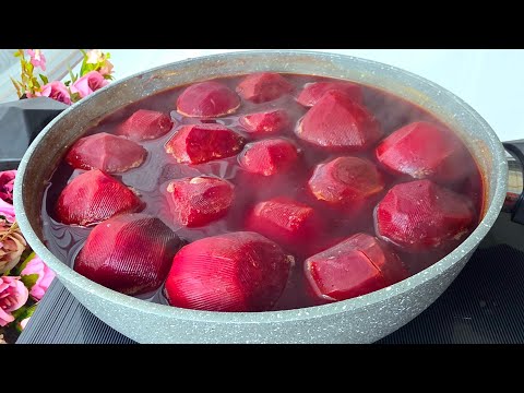 Видео: Добавьте красную свёклу в кипящую воду! Я больше не покупаю её в магазине! Это невероятно просто и в