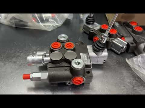 Видео: Новинка. Гидрораспределитель для управления гидромотором с регулятором PF40 A8 и фиксацией рычага