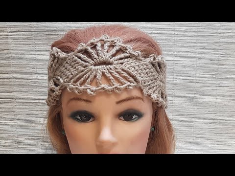 Видео: повязка на основе ленточного кружева❤
