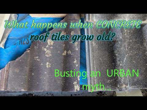 Видео: что происходит, когда бетонная черепица стареет — городские мифы разрушены!