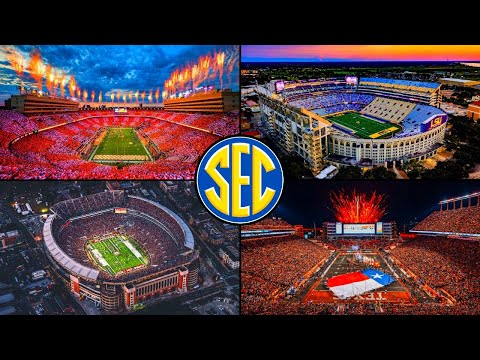 Видео: РЕЙТИНГ футбольных стадионов SEC!