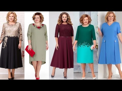 Видео: Топ самых красивых и стильных платьев больших размеров для матери жениха/невесты, трендовых плать...