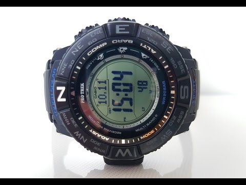 Видео: Новинка 2016! Обзор и настройка Casio Pro Trek PRW-3510Y-1E (Review and setting)