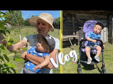 Видео: Vlog Целый день с реборном Лиамом в деревне