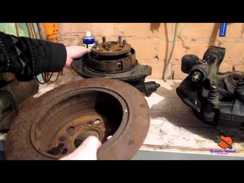 Видео: Проверка контрактных запчастей / задние дисковые тормоза / тормоза TOYOTA CORONA ST 190 (CARINA E)