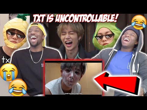 Видео: Уморительные моменты с TXT! | РЕАКЦИЯ
