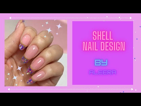 Видео: Shell nail design /Хясаан чимэглэлтэй акуа хумс/