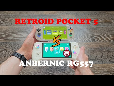 Видео: RETROID POCKET 5 и ANBERNIC RG557 - Битва Флагманов