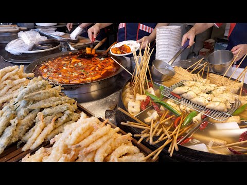 Видео: 6 лучших ттокпокки в Пусане / Компиляция клубов еды | корейская уличная еда
