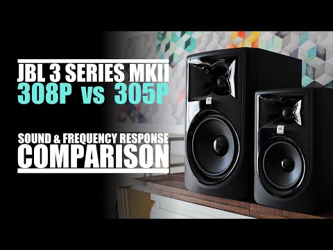 Видео: JBL 308P MKII против JBL 305P MKII || Сравнение звука и частотных характеристик