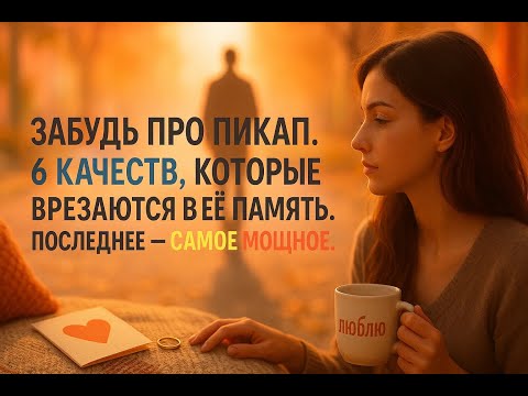 Видео: Эти 6 мужских качеств навсегда впечатываются в её память. Главный парадокс изменит твой взгляд