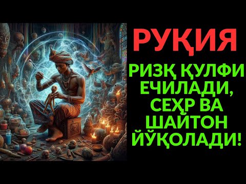 Видео: ҚУРЪОНИЙ РУҚИЯ ВА ДОА! СЕҲР ЙЎҚОЛАДИ, РИЗҚ ДАРЁДЕК ОҚАДИ
