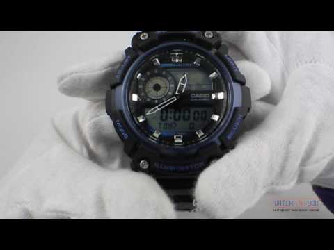 Видео: Обзор мужских часов Casio AEQ-200W-2AVEF