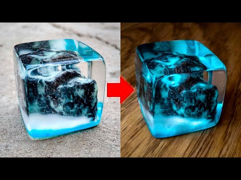 Видео: СВЕТЯЩИЙСЯ ЛЕДЯНОЙ КУБ