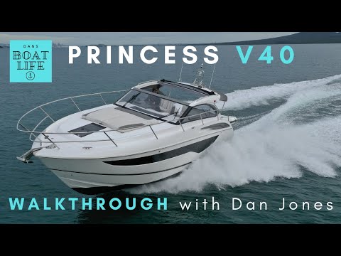 Видео: Princess V40 2022 года — подробный обзор и обзор с Дэном Джонсом