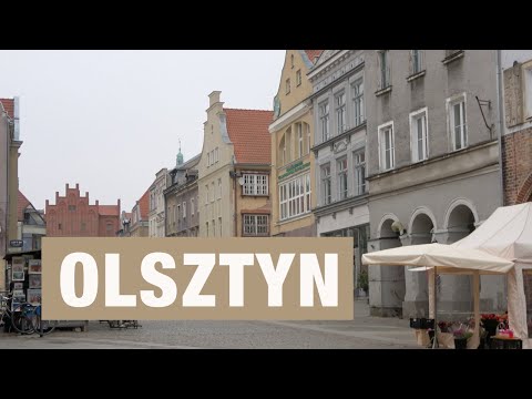 Видео: Ольштын. Интересные места Старого города.