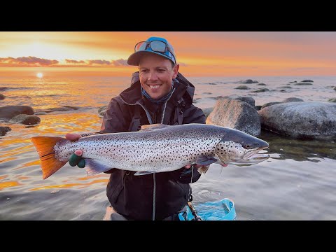 Видео: Мушка для ловли крупной морской форели — Catch & Tie