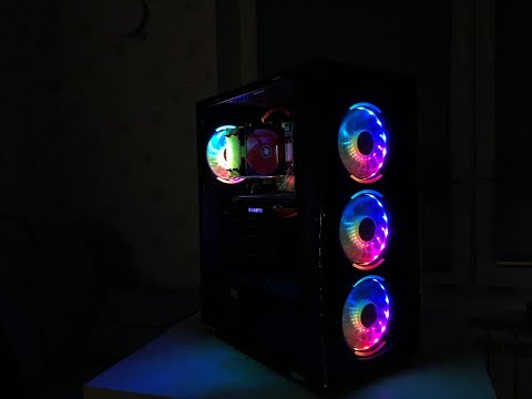 Видео: Купил Корпус Ginzzu CL280 Tempered Glass FAN 12CM RGB*4 USB3.0*1, USB2.0*2. Умный дом и котики