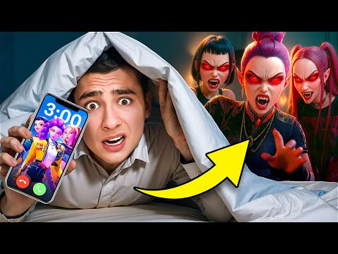 Видео: Никогда НЕ ЗВОНИ K-POP Demon Hunters в 3 часа ночи !