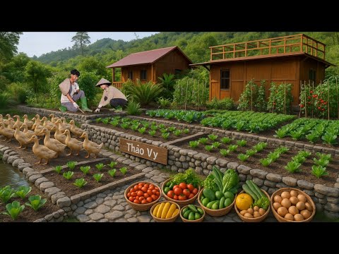 Видео: От маленького участка до ОГРОМНОЙ органической фермы с овощами и утками для полной самодостаточности