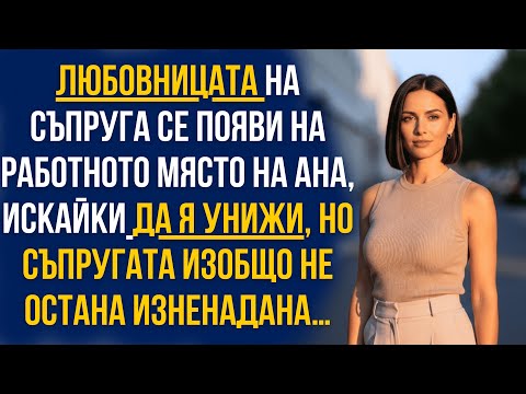 Видео: „Любовницата на мъжа ми дойде да ме унижи на работа… но аз изобщо не се изненадах!“