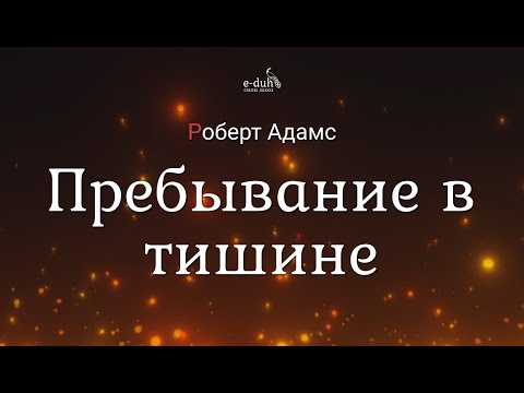 Видео: Роберт Адамс - Пребывание в тишине [Nikosho]
