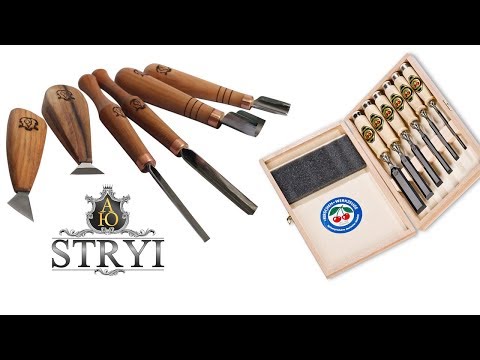 Видео: Kirschen, стамески Киршен, Stryi, Адольф Юрьев, инструменты +для резьбы +по дереву