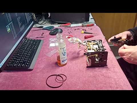 Видео: Akai GX-95, замена пасиков и идлера ЛПМ в реальном времени (без настройки)