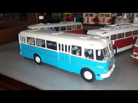 Видео: г Плавск обзор моделей 1/43 шкода 706 рто икарус 620   55   66  лаз 697н
