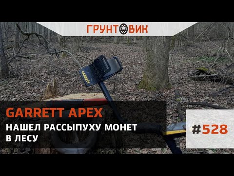 Видео: #528 Нашел рассыпуху монет в лесу с Garrett Apex