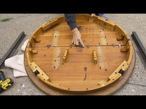 Видео: Возрождение устаревшего старого шедевра MCM | Реставрация, ремонт и отделка мебели