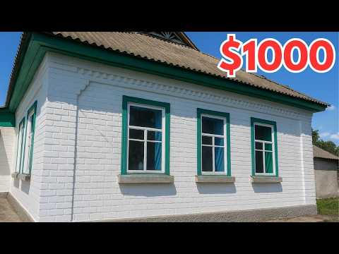 Видео: Найдешевша ХАТА в СЕЛІ за 40000грн ГАЗ поряд СТАВОК