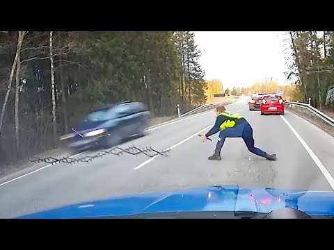 Видео: Самые безумные способы, которыми полиция останавливает подозреваемых — снято на видеорегистратор