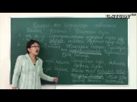 Видео: ҰБТ-ға дайындық: Қимыл сын  бағыныңқы сабақтас