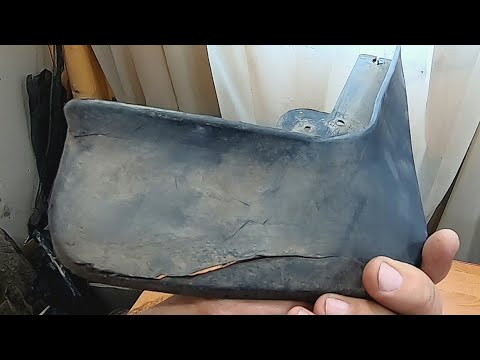 Видео: Ремонт брызговика (Быстро качественно просто)
